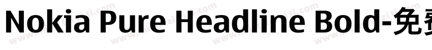 Nokia Pure Headline Bold字体转换